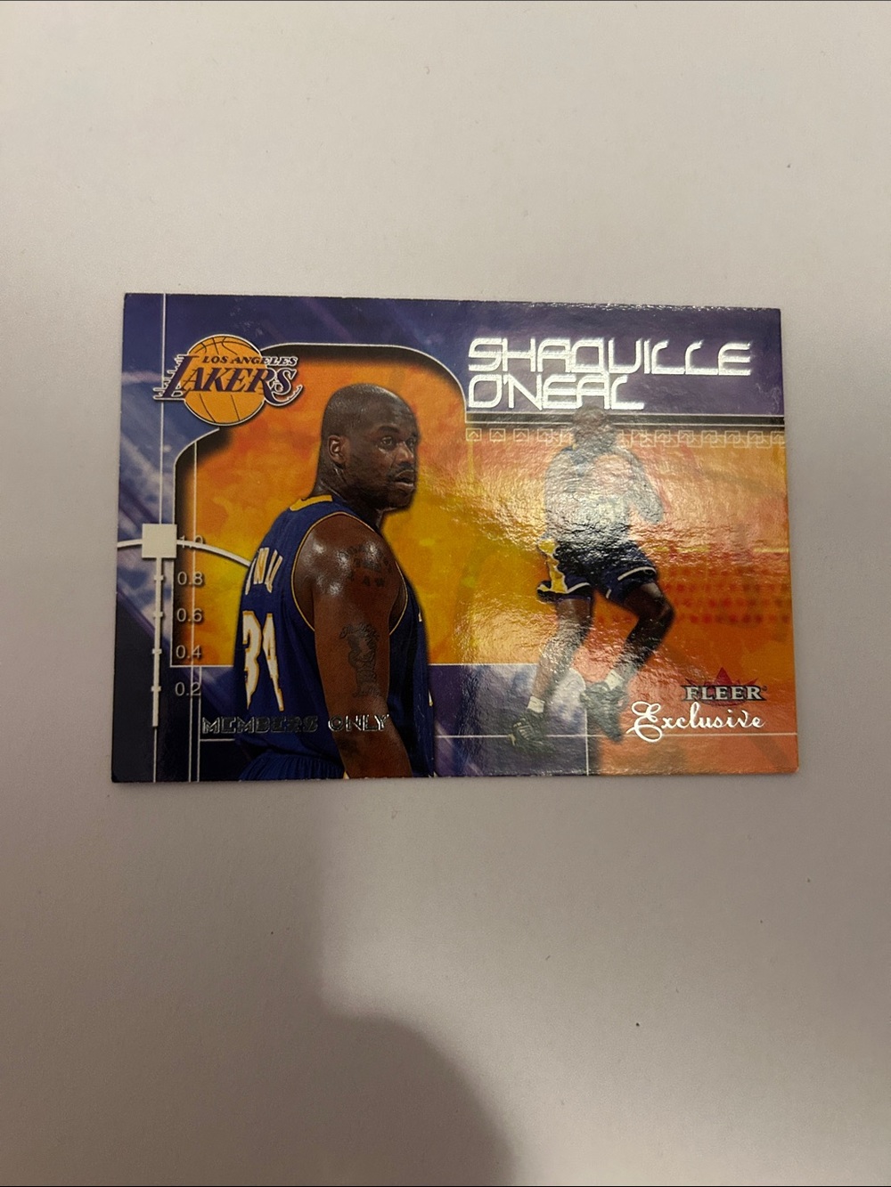 Fleer Shaquille O’Neil 2001 -2003 Lakers card #104